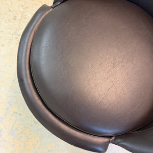 Cone Chair braunes Kunstleder von Verner Panton