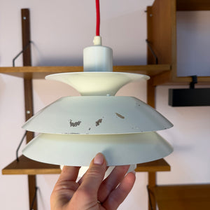Lamellenlampe weiß aus Dänemark
