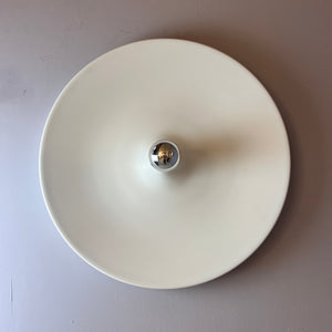 Wandlampe Diskus 50 cm weiß von Charlotte Perriand für Honsel