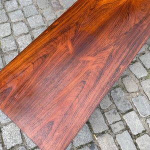 Sideboard Mahagoni mit Schiebetüren & Chromfüßen