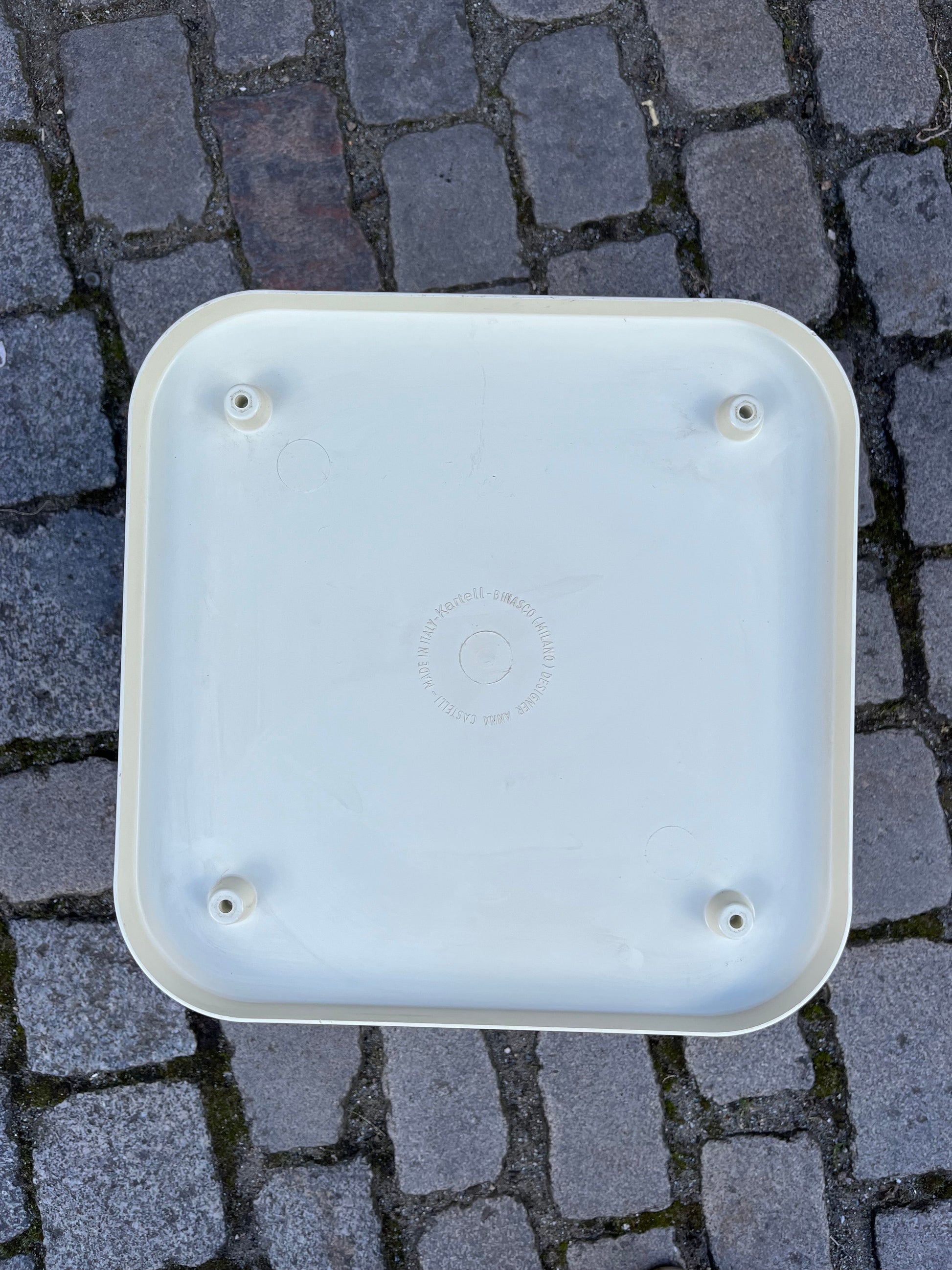 Beistelltisch Componibili weiß von Anna Castell Ferrieri für Kartell