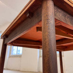 Kleiner ausziehbarer Esstisch Teak aus Dänemark