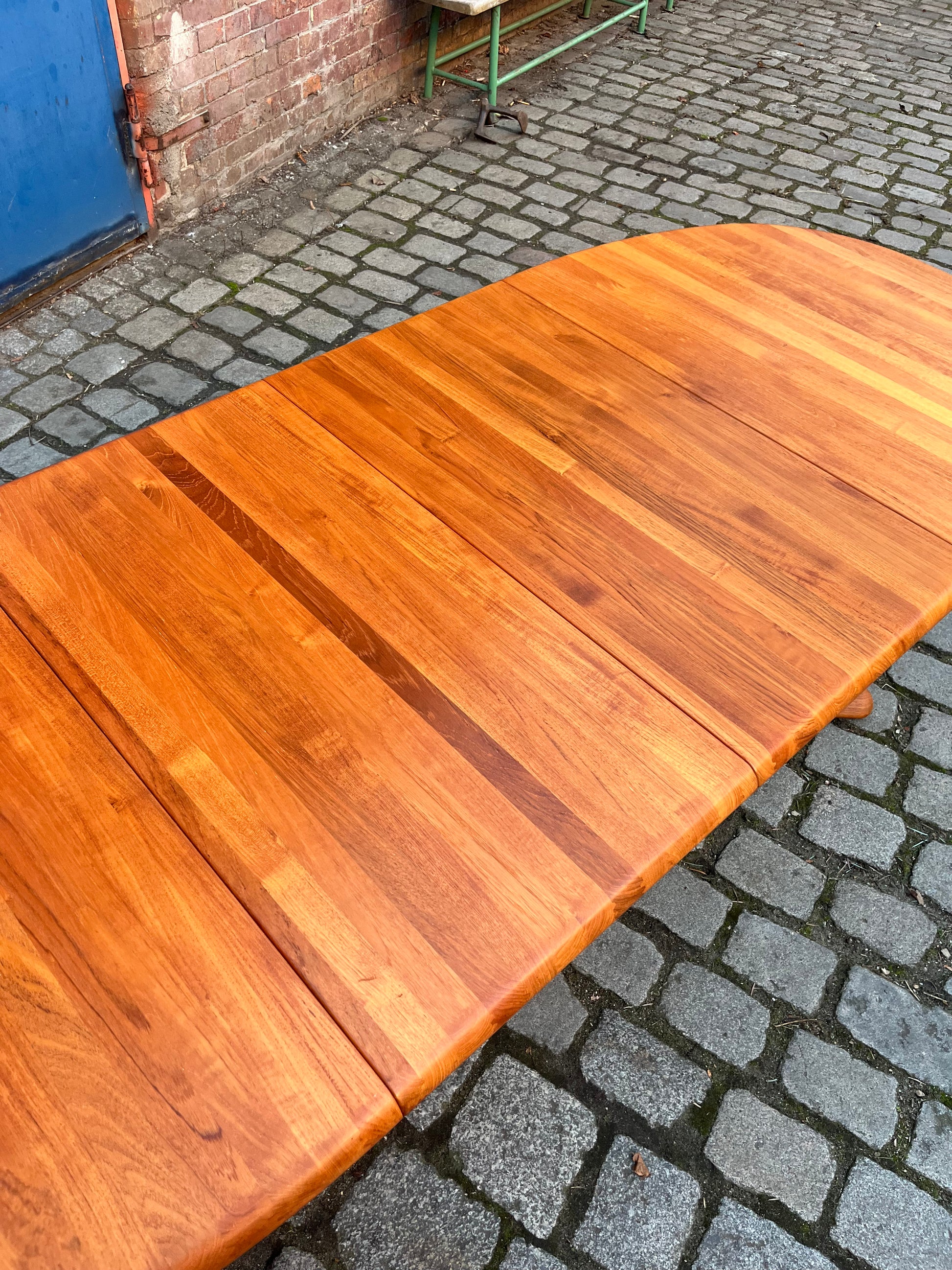 Ovaler ausziehbarer Esstisch Teak von Snedkergaarden