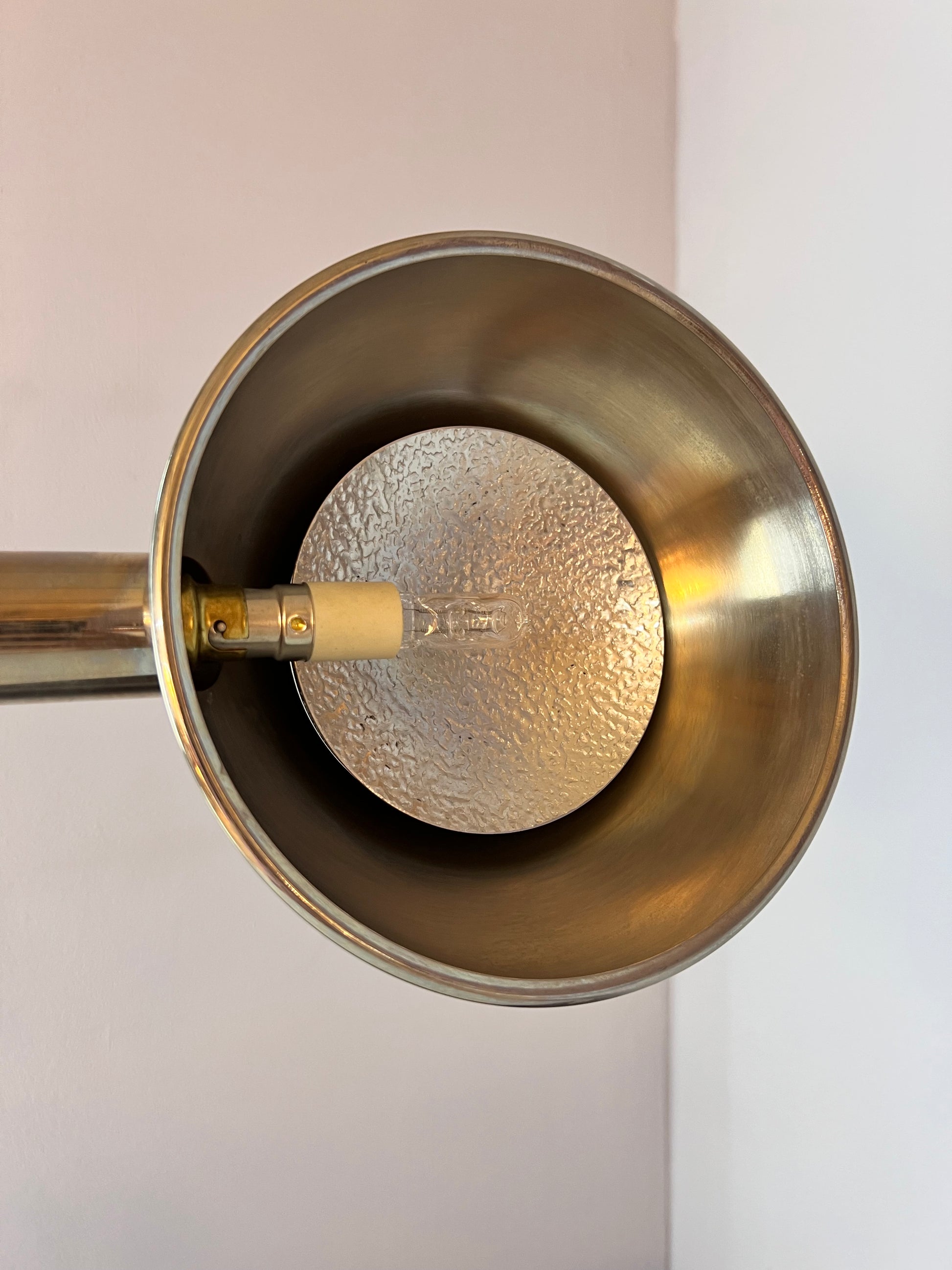 Schreibtischlampe BEA DS silber vernickelt von Florian Schulz Design