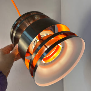 Hängelampe anthrazit orange von Carl Thore für Granhaga