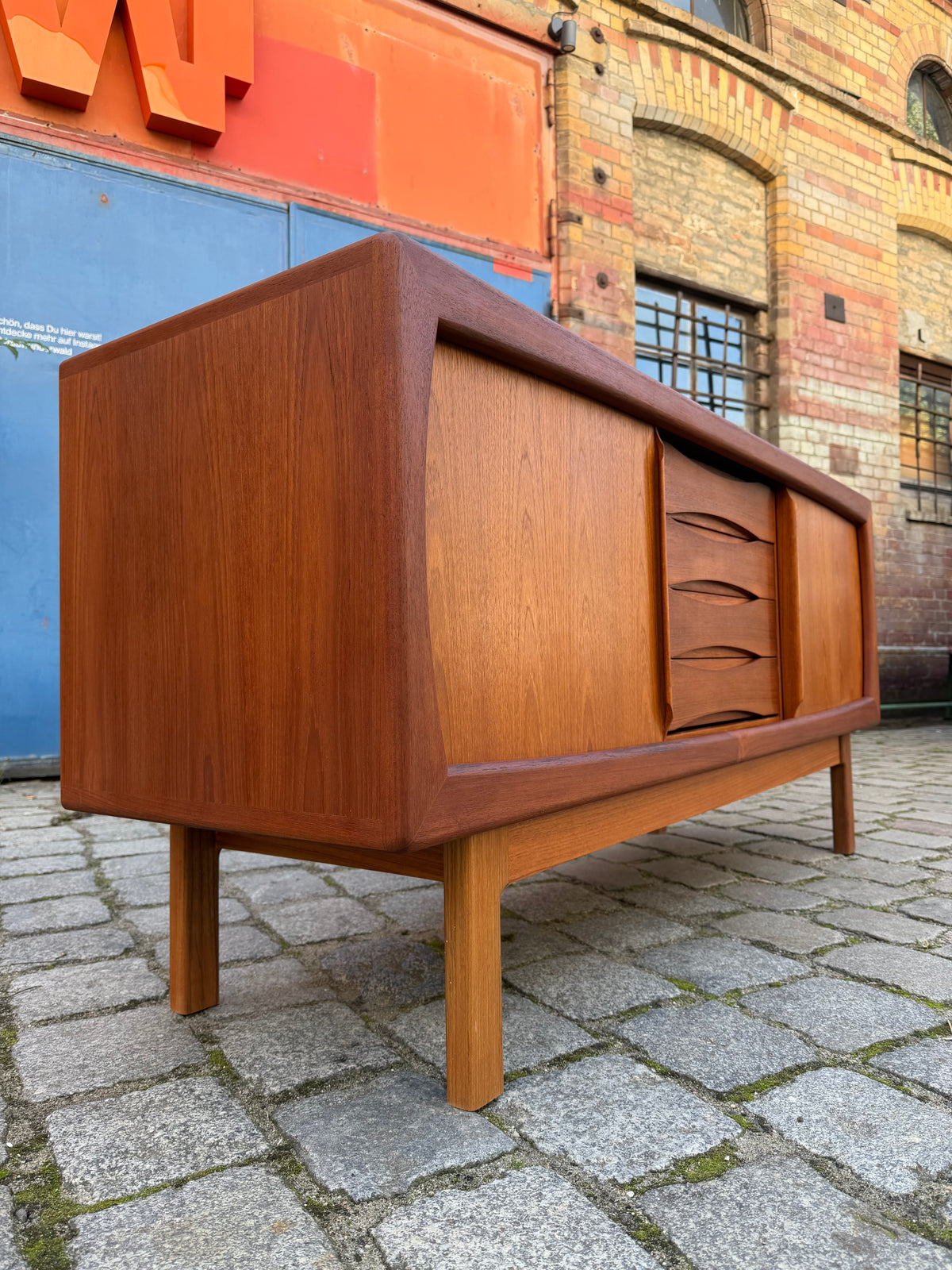 Sideboard Teak von Burchardt Nielsen für Dyrlund