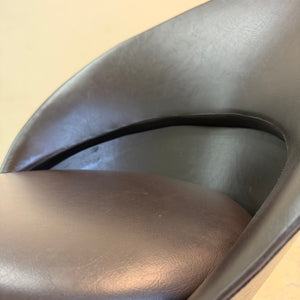 Cone Chair braunes Kunstleder von Verner Panton