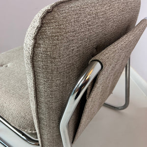 Sessel Halina beige Chrom von Hellerau