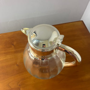 Karaffe mit Eiskühler und Silberdeckel