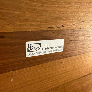Halbrunde Garderobe Teak von Lysgaard Møbler
