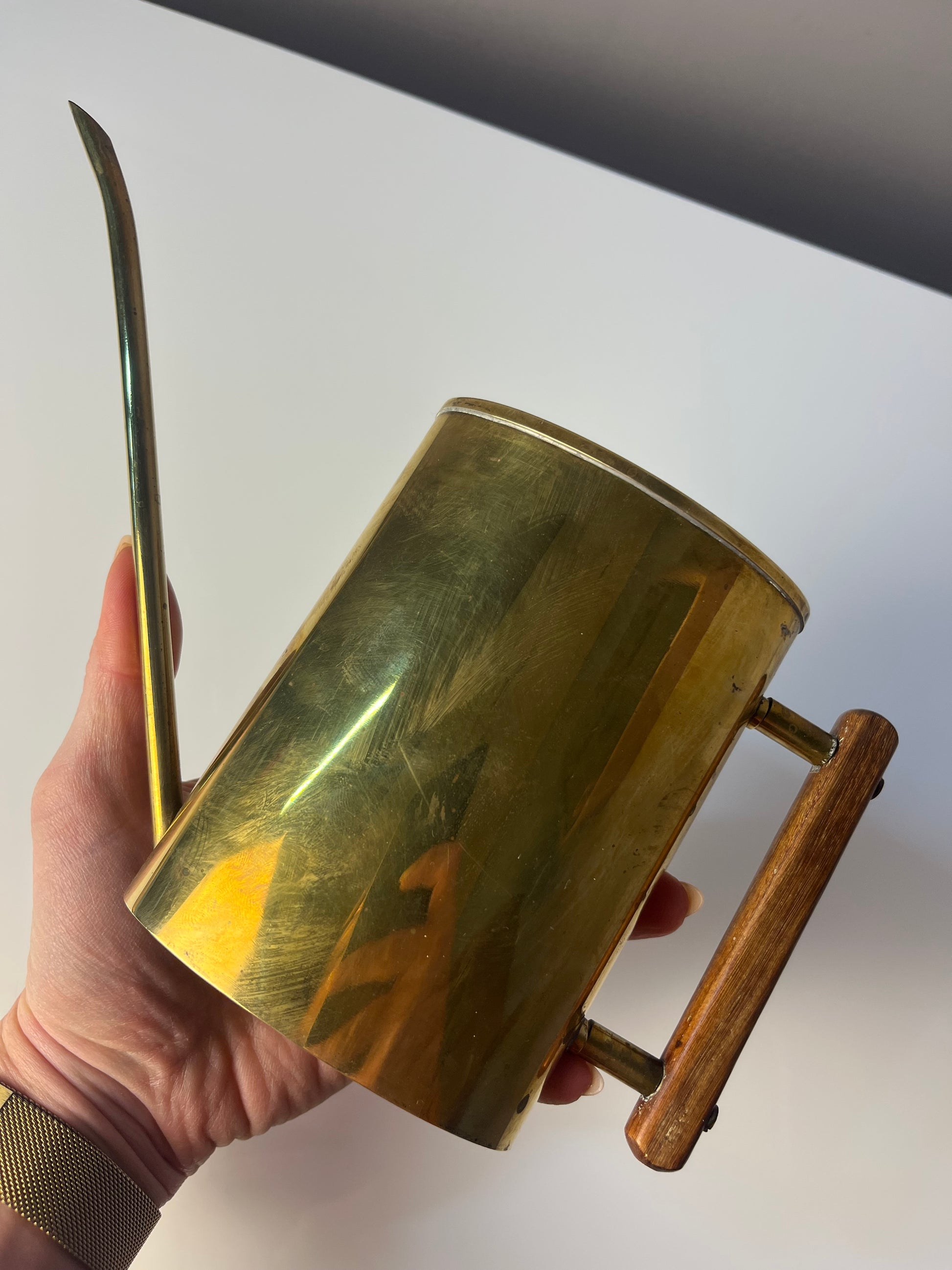 Gießkanne Messing aus Dänemark