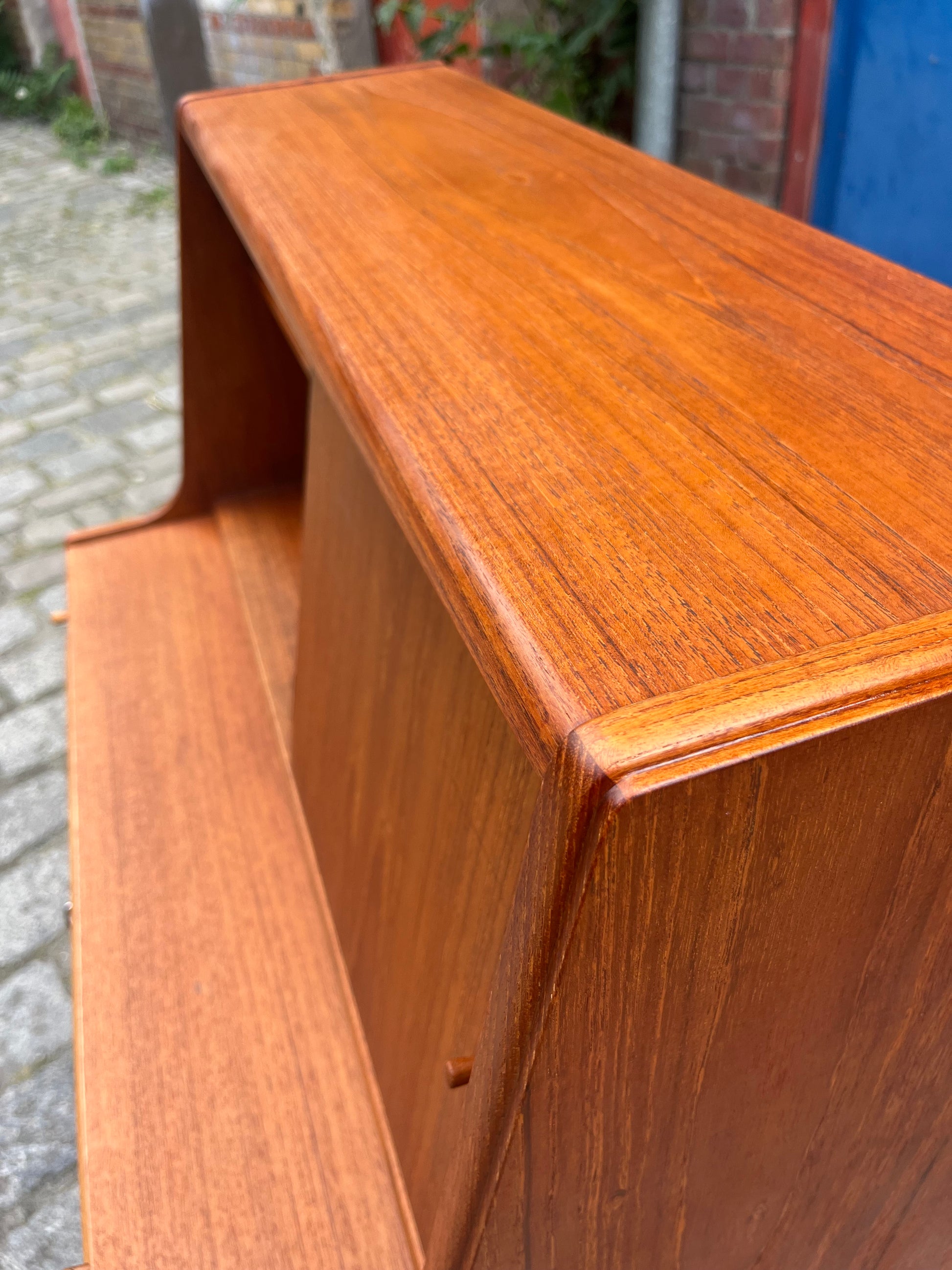 Sekretär Teak mit Spiegel aus Dänemark