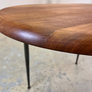Esstisch Teak mit Metallbeinen von Niels Bach