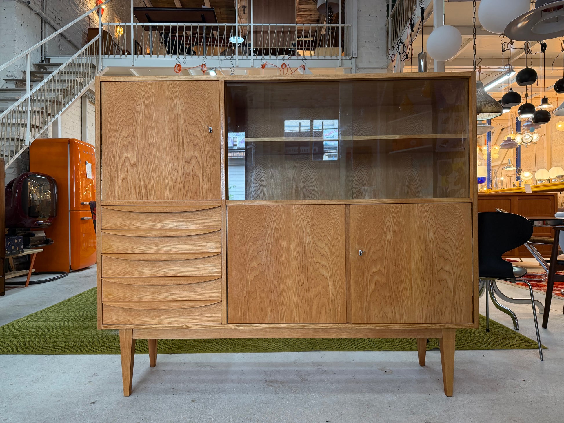 Highboard Typ 602/G Esche von Hellerau