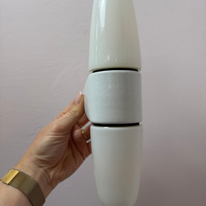 Wandlampe Modell 6068 weiß von Wilhelm Wagenfeld für Lindner
