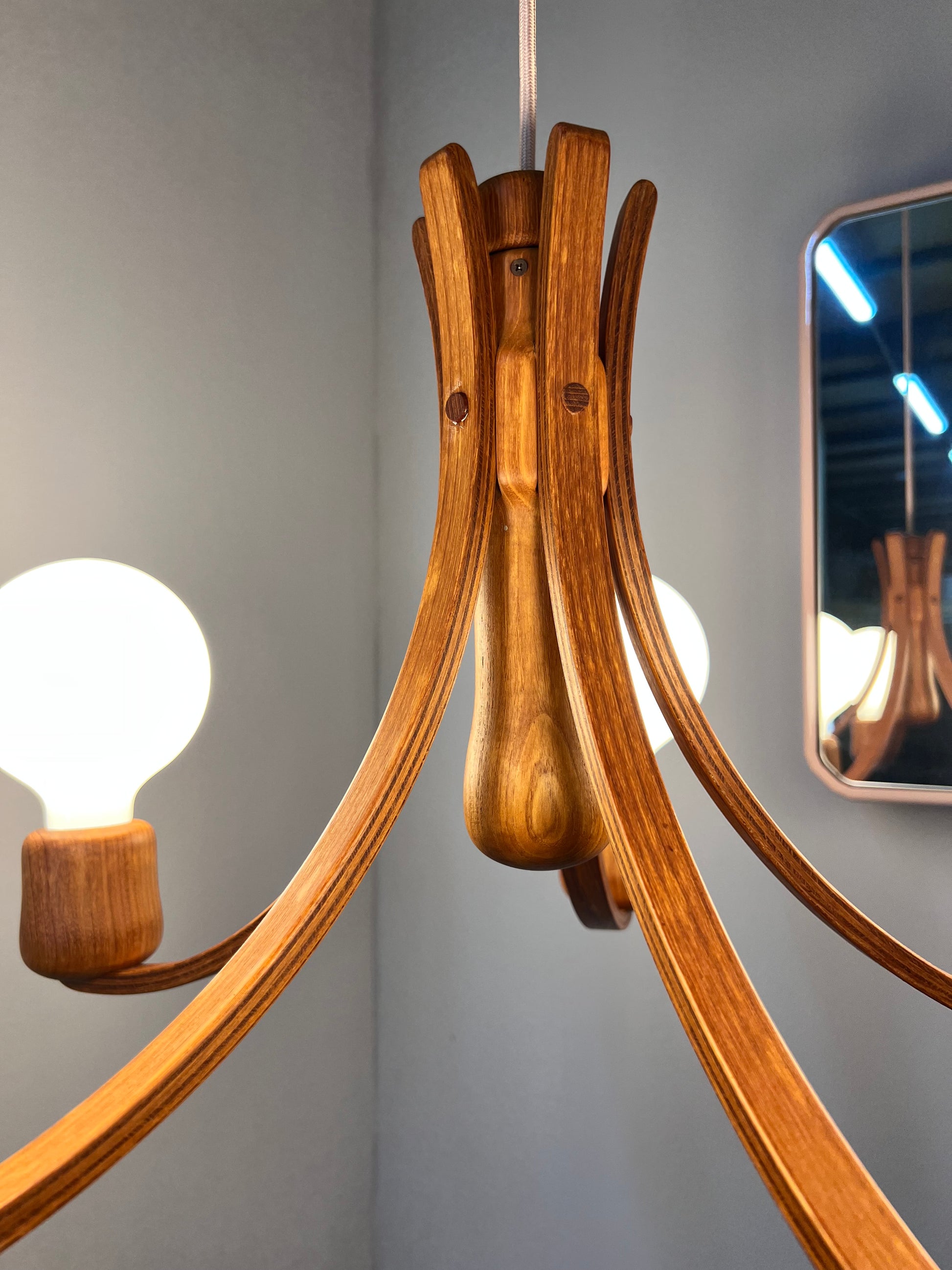 Kronleuchter Teak von DOMUS