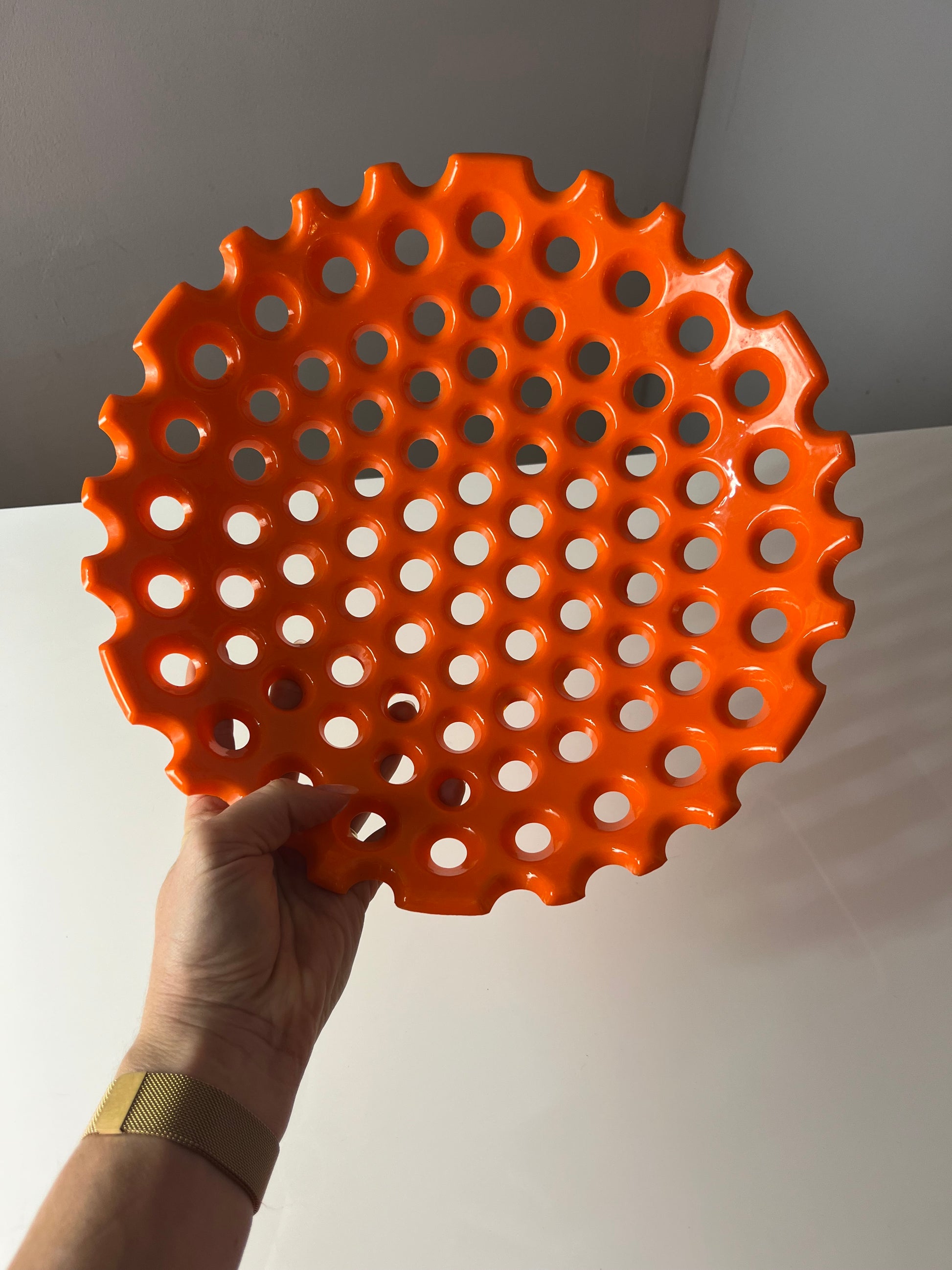 Schale orange Kunststoff