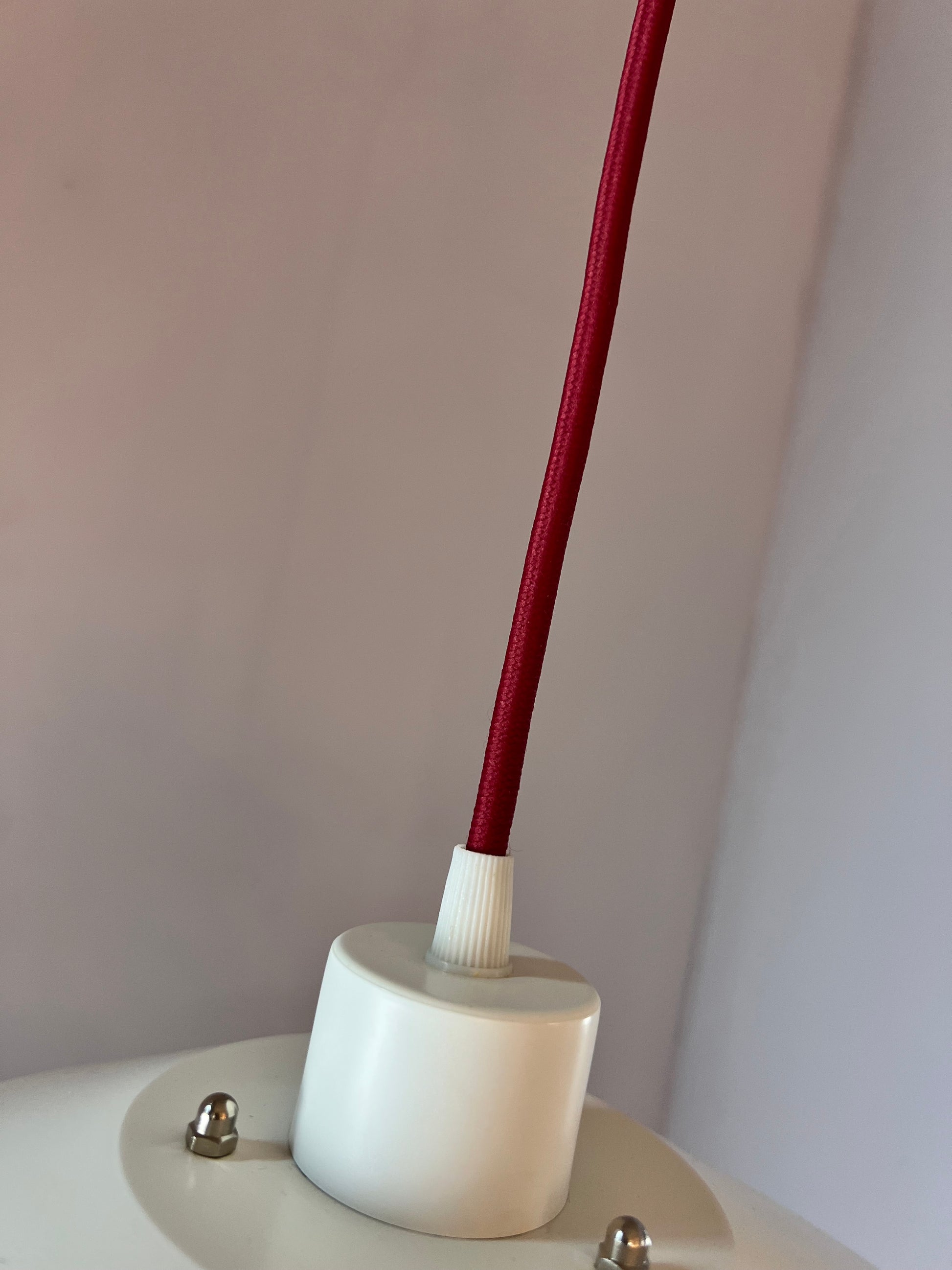 Lamellenlampe weiß
