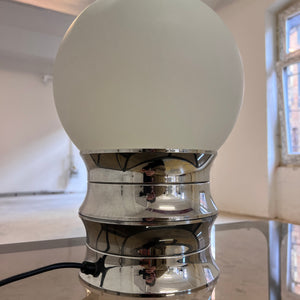 Tischlampe Chrom Opalglas von VEB NARVA