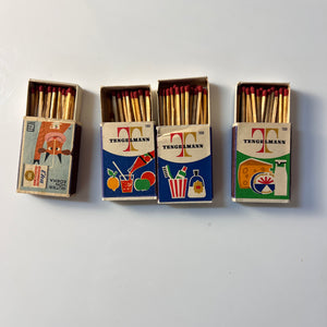 Set: Vintage Streichhölzer Tengelmann Edeka Sammlerobjekt
