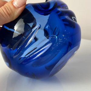 Aschenbecher blau Glas