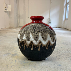 Bodenvase 102/50 rot braun von Dümler & Breiden