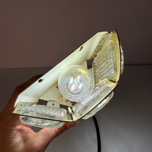 Wandlampe gold Glas von Vitrika