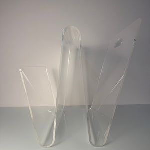 Zeitschriftenständer transparentes Plexiglas