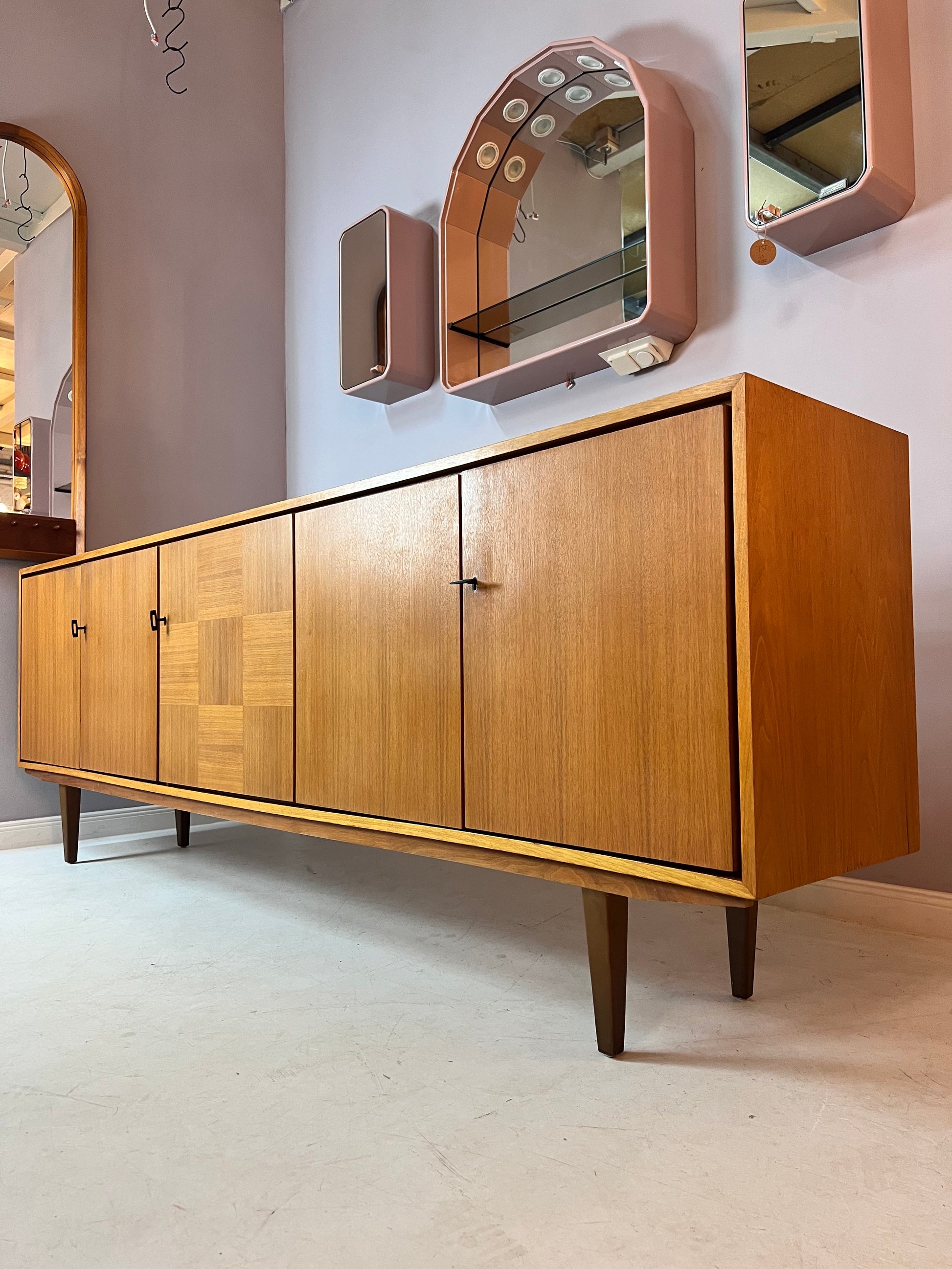 XL Sideboard Nussbaum 60er