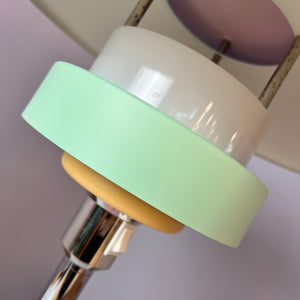 Tischlampe neu lackiert rosa mint
