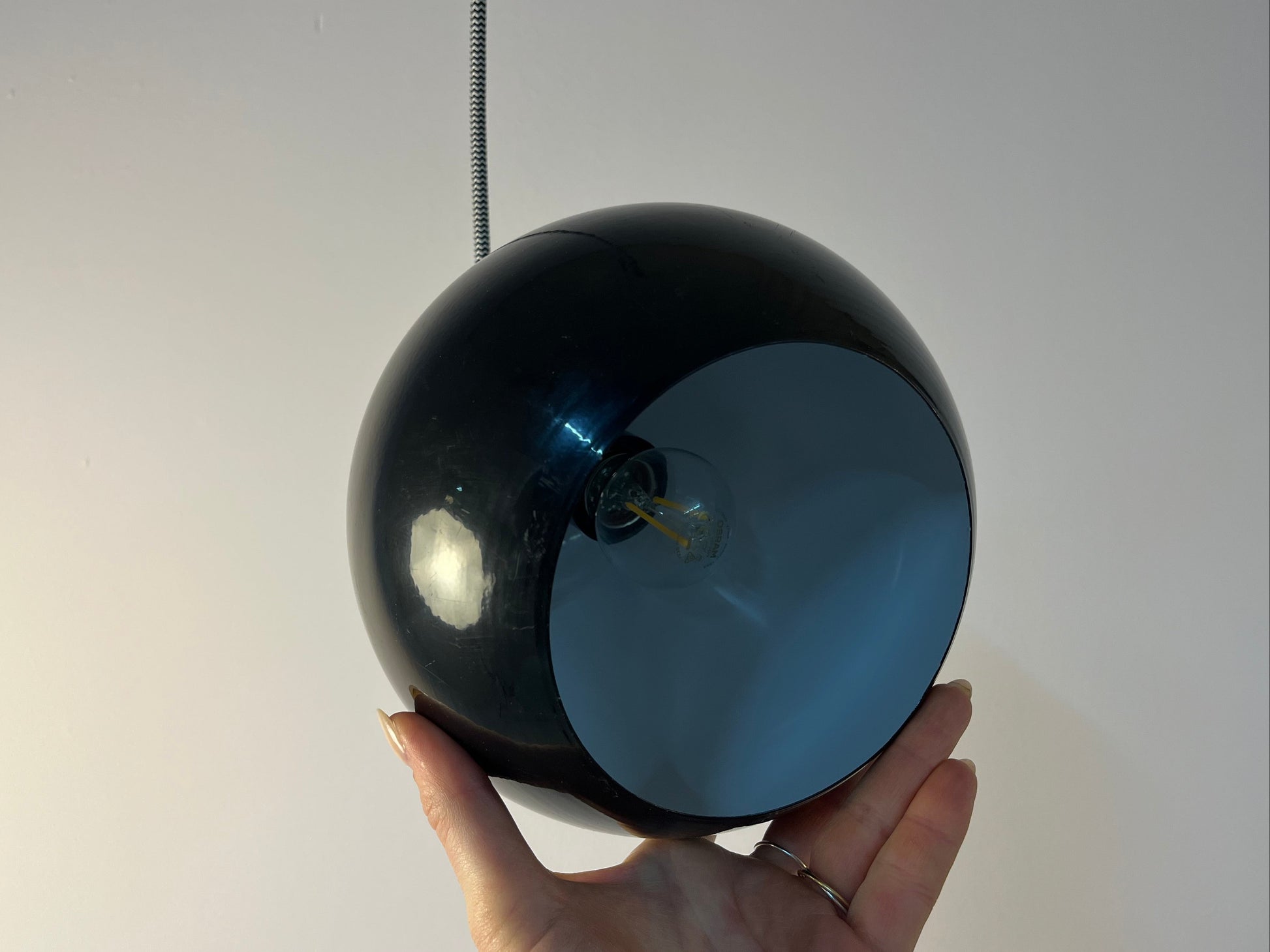 Kugellampe schwarz aus Dänemark