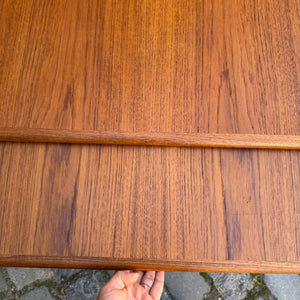 Ausziehbarer Esstisch Teak aus Dänemark