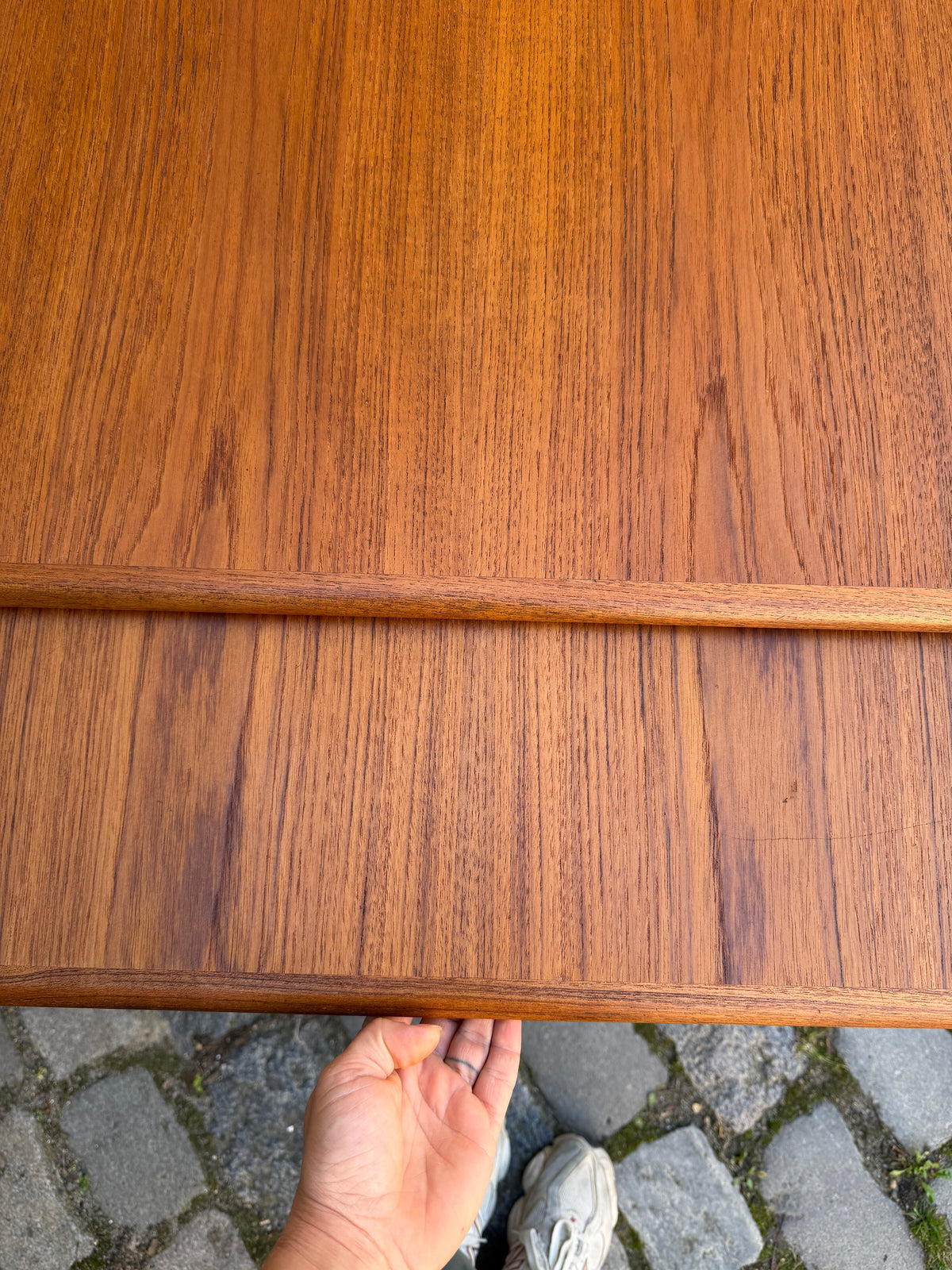 Ausziehbarer Esstisch Teak aus Dänemark
