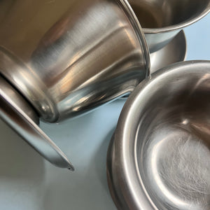 Set: 3x Eisbecher Stainless Steel 18/8 aus Dänemark