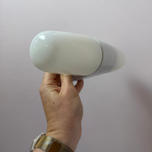 Wandlampe Modell 6068 weiß von Wilhelm Wagenfeld für Lindner