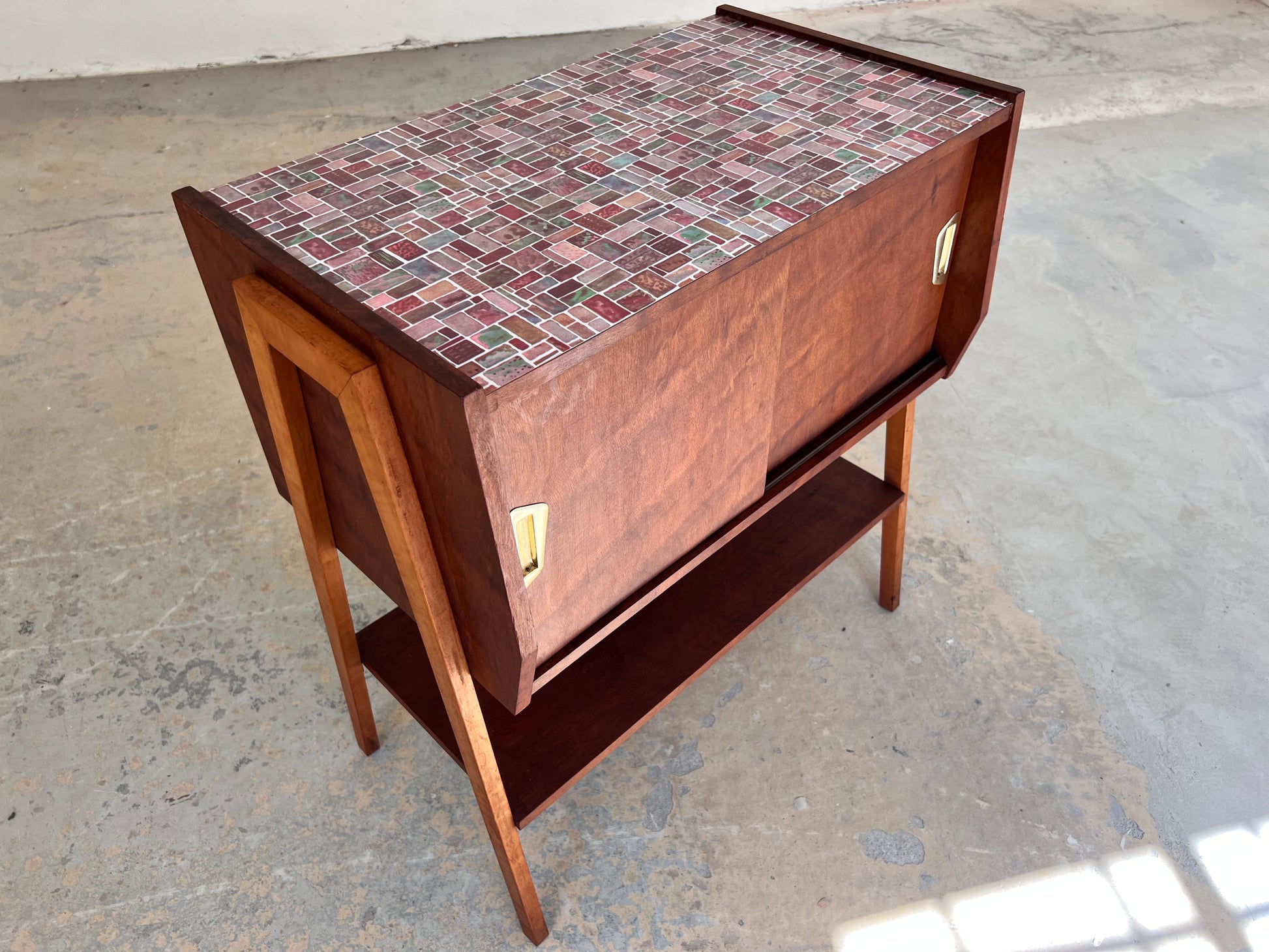 Kleiner Konsolentisch Teak aus Dänemark