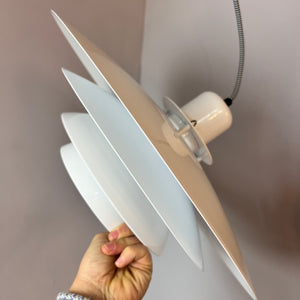 Lamellenlampe weiß Hochglanz