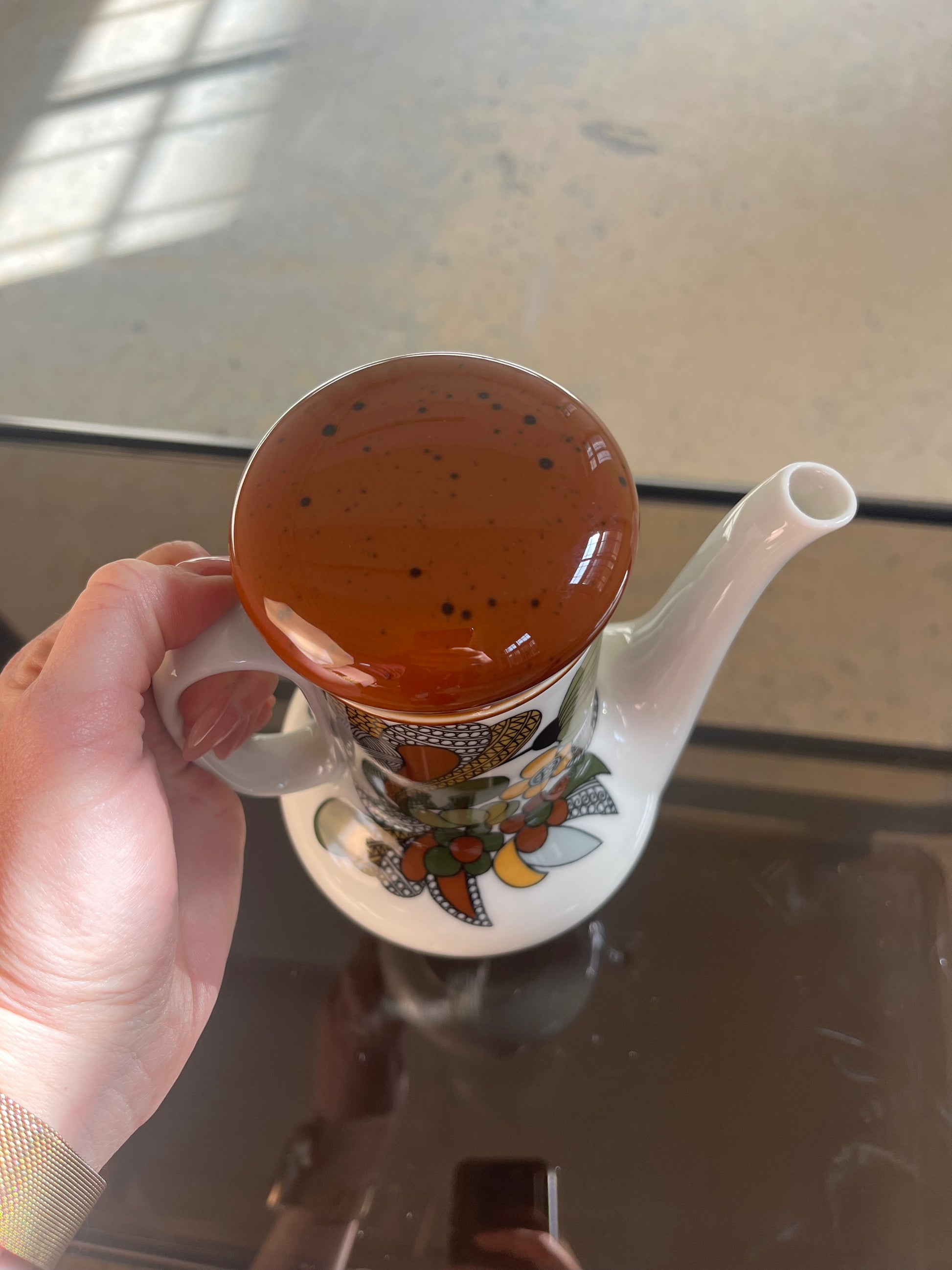 Kaffeekanne klein Kiruna Camargue von Tapio Wirkkala für Thomas