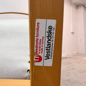 Sessel Siesta Echtleder von Ingmar Relling für Westnofa