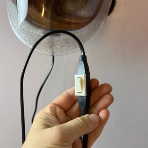 Wandlampe rotbraun Glas von Per Lütken für Holmegaard