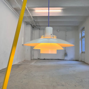 Lamellenlampe Modell Leto cremeweiß von Top Lamper