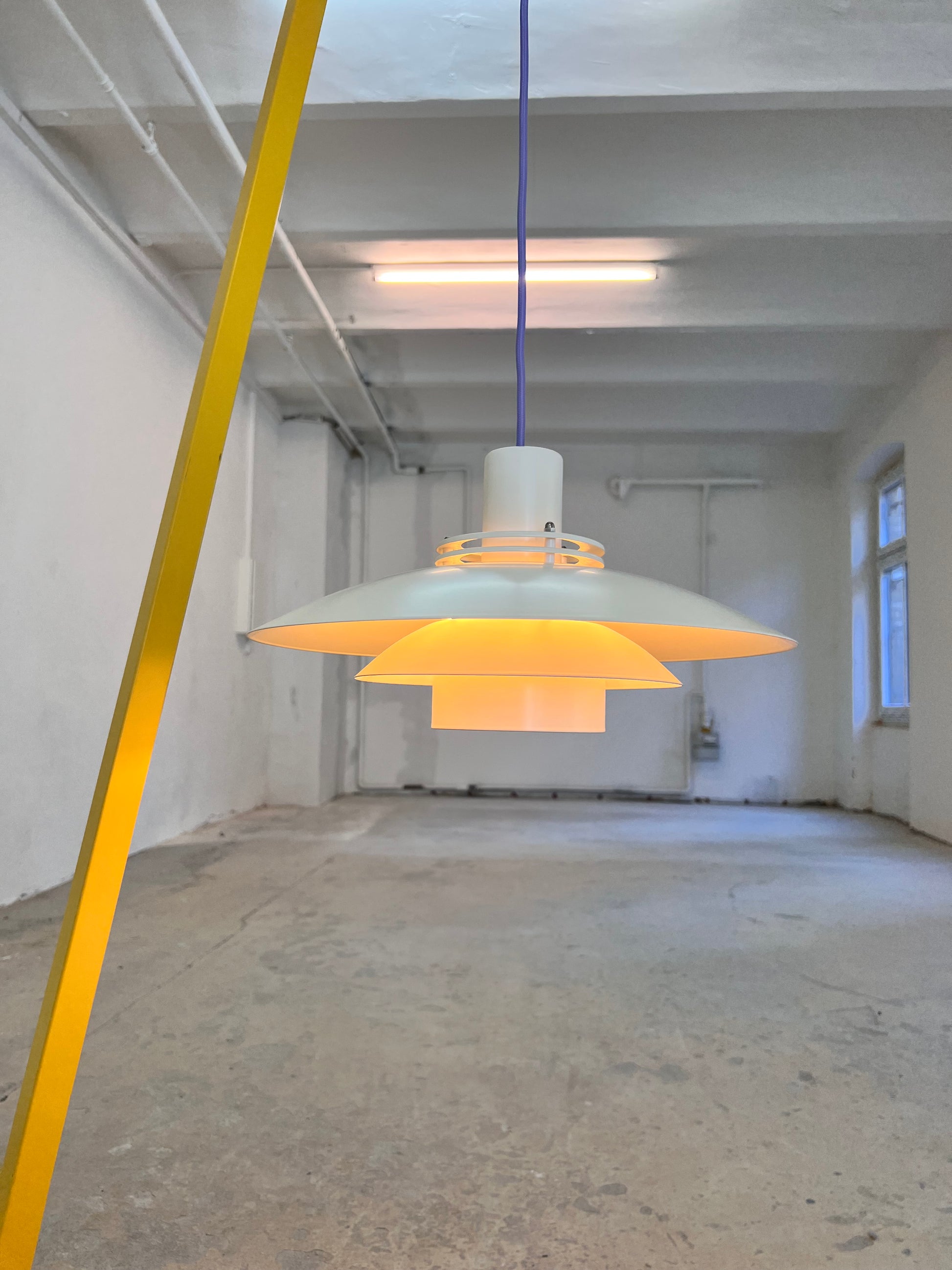 Lamellenlampe Modell Leto cremeweiß von Top Lamper