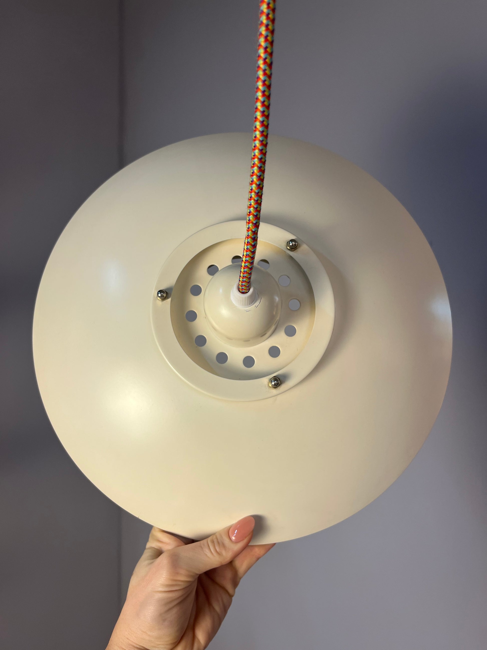 Lamellenlampe creme aus Dänemark