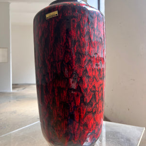Bodenvase Lava 517-38 rot von Scheurich West Germany