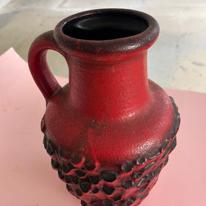 Vase 7587-25 rot von Carstens Keramik