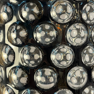 Hängelampe schwarz Bubbleglas aus Schweden