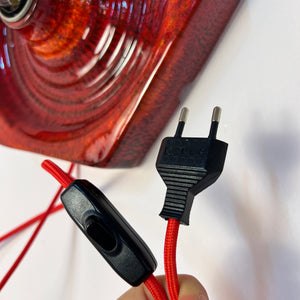 Wandlampe rot Keramik von Hustadt Leuchten