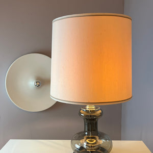 Tischlampe Rauchglas