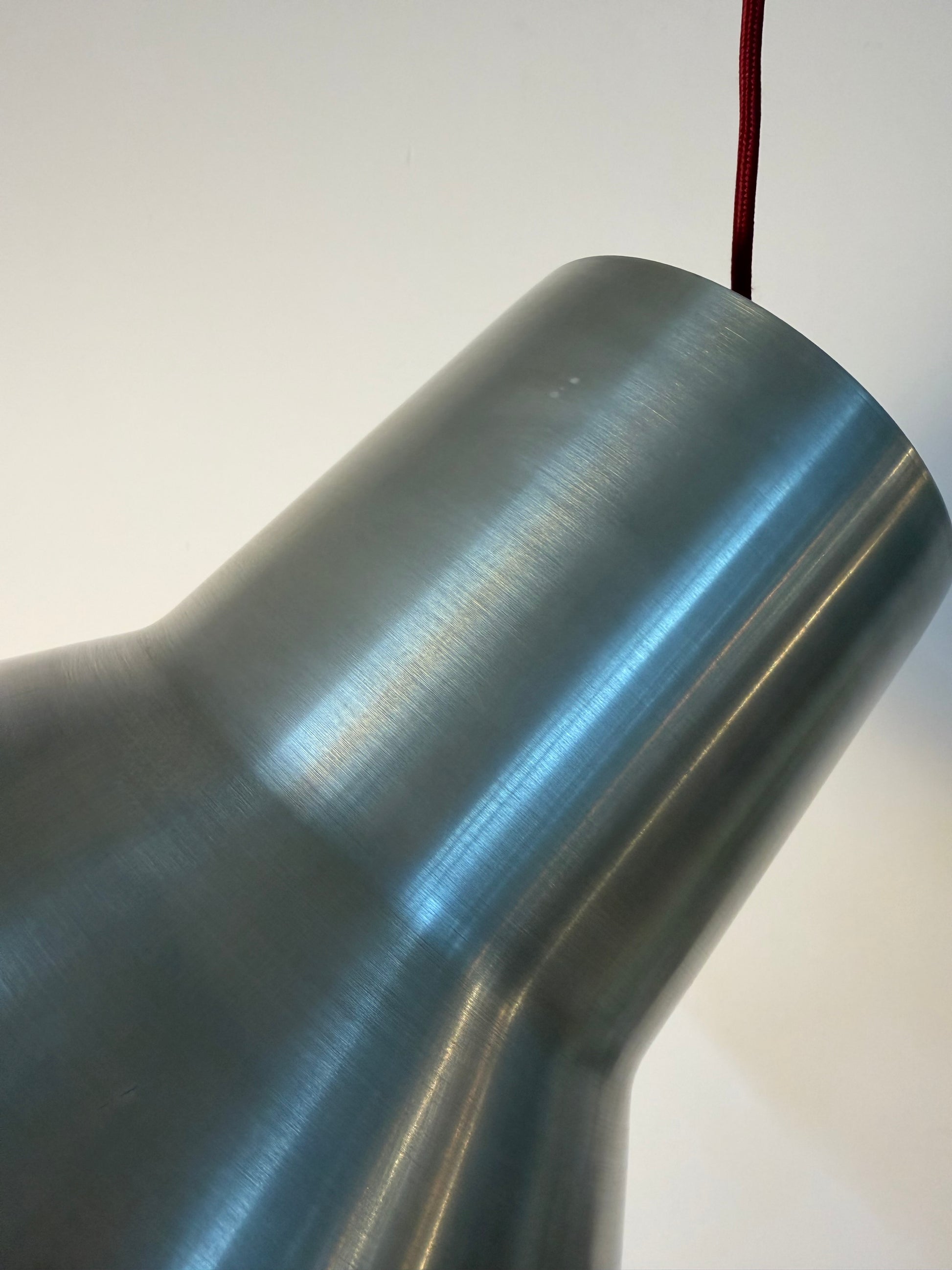 Hängelampe Auditorie 1 silber weiß von Svend Middelboe für Nordisk Solar