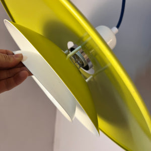 Lamellenlampe teils neu lackiert aus Dänemark